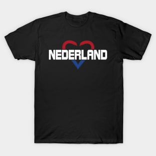 i love Nedherlands / ik hou van Nederland themed graphic design T-Shirt